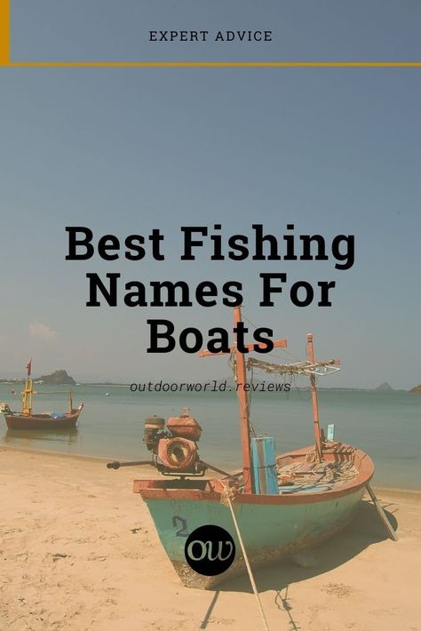 If you're looking for the perfect name for your fishing vessel read on. Here are the 50 best names for fishing boats! Funny Fish Names, Fishing Checklist, Names For Boats, Cool Boat Names, Clever Boat Names, Fishing Boat Names, Funny Boat Names, Funny Boat, Ocean Fishing Boats