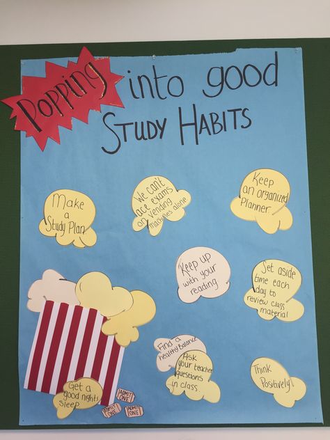 Study Habits Bulletin Board, Ra Academic Bulletin Boards, Study Tips Ra Bulletin Board, Ra Educational Programs, Study Tips Bulletin Board, Bulletin Board Ideas For College, Ra Activities, Camping Bulletin Boards, Dorm Bulletin Boards