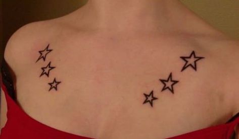 Tattoo Ideas Placement, 5 Star Tattoo, Chest Tattoo Words, Star Tattoo Ideas, Star Tattoo Meaning, Basic Tattoos, Tattoo Meanings, Star Tattoo Designs, Star Tattoo