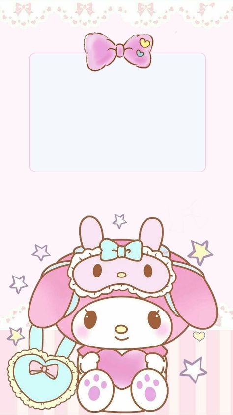 My Melody Cute Iphone Wallpapers, Wallpaper Sanrio, Melody Wallpaper, My Melody Wallpaper, Hello Kitty Themes, Melody Hello Kitty, Emo Wallpaper, Cute Iphone, Cute Pastel Wallpaper