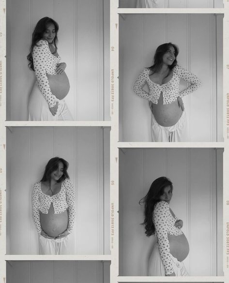 Cool Girl Maternity Shoot, Holding Her In My Arms, Kristin Johns, Pregnancy Husband, Maternity Studio Photoshoot, Studio Maternity Photos, Baby Announcement Photoshoot, Pregnancy Belly Photos, Maternity Photography Poses Couple