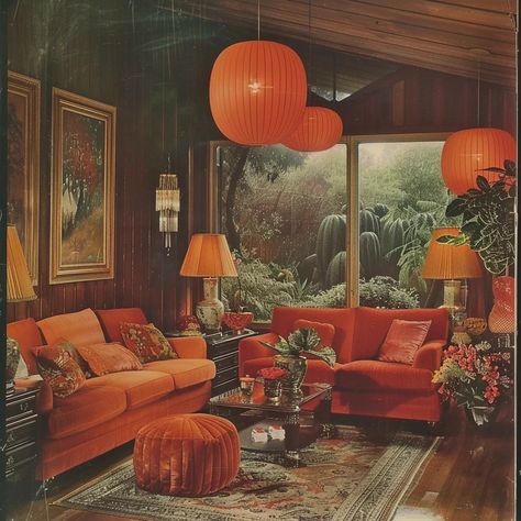 Master the Art of 70s Living Room Decor (151 aesthetic designs) Bedroom 70s Aesthetic, 70s House Decor, 60s Living Room, 60s Interior Design, 80s Living Room, 70s Living Room Decor, 1970s Interior Design, 70s Room, 70s Living Room