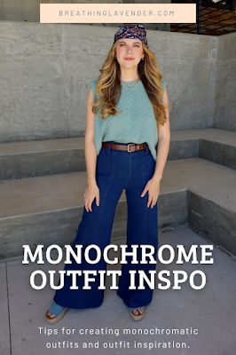 Blue Monochromatic Outfit Summer, Orange Monochrome Outfit, Monochrome Blue Outfit, Monochromatic Outfit Summer, Brown Monochromatic Outfit, Blue Monochromatic Outfit, Pink Monochrome Outfit, Night Time Outfits, Cute Business Casual