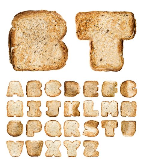 Bread Typography  - justintanwy.com Bread Typography, Banana Bread, Typography, Portfolio, Bread