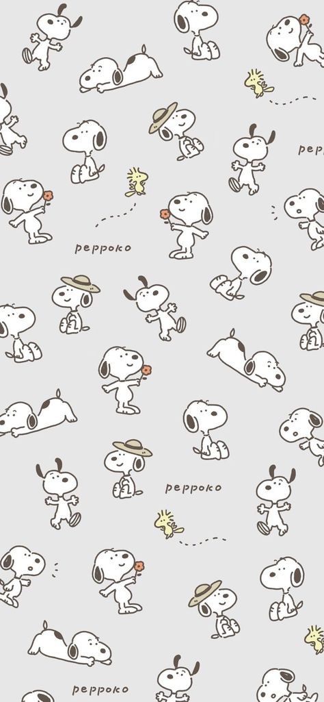 Snoopy Wallpaper Aesthetic, Cute Korean Cartoon, Wallpaper Cute Cartoon, Snoopy Cute, Peanuts Wallpaper, Wallpaper For Phone, Snoopy Wallpaper, Snoopy Pictures, Picsart Photo