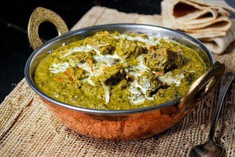 Lamb Recipes Indian, Diced Lamb Recipes, Tofu Paneer, Lamb Saag, Saag Recipe, Glutenfree Recipe, Vegan Richa, Spinach Curry, Lamb Curry