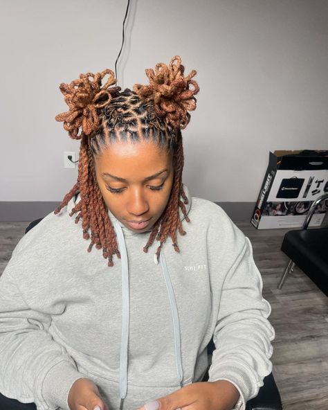 Instagram Flat Twist, Flat Twist Locs, Twist Loc Styles, Loc Ponytails, Twist Locs, Locs Styles, Short Locs Hairstyles, Types Of Braids, Sisterlocks