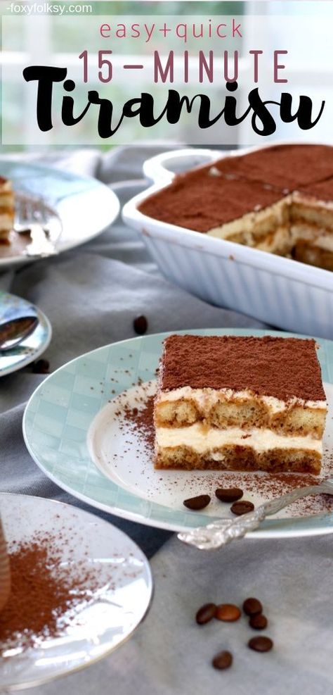 Tiramisu Dump Cake, Sequoia Wedding, Dessert Torte, Homemade Mascarpone, Tiramisu Recipes, How To Make Tiramisu, Easy Tiramisu, Foxy Folksy, Easy Tiramisu Recipe