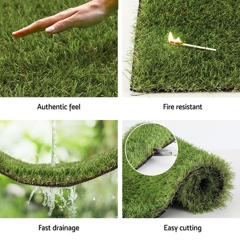 Introducing our durable, dense multi-purpose Prime Turf artificial grass. Featuring four-coloured synthetic blades for a natural look, it's made from 100% new polyethylene. UV-stabilised and anti-fade, with thick backing and drainage, it's easy to cut and install. FeaturesDurable, dense multi-purpose artificial grassFour-coloured synthetic blades for a natural appearance35mm thicknessMade from 100% new polyethyleneUV-stabilised and anti-fadeThick backing with drainageEasy to cut and installGlue Fake Lawn, Lawn Turf, Push Up Bars, Shade Cloth, Makeup Mirrors, Outdoor Umbrella, Artificial Grass, Garden Bench, Swinging Chair