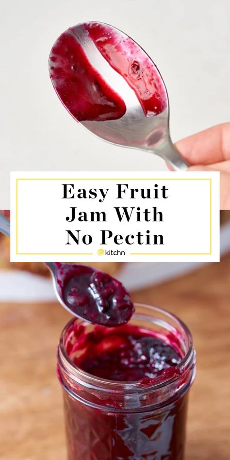 Essen, Jam Without Pectin, Fruit Jam Recipes, Make Jam, Freezer Jam Recipes, How To Make Jelly, Jam Recipes Homemade, Canning Jam, Homemade Jelly