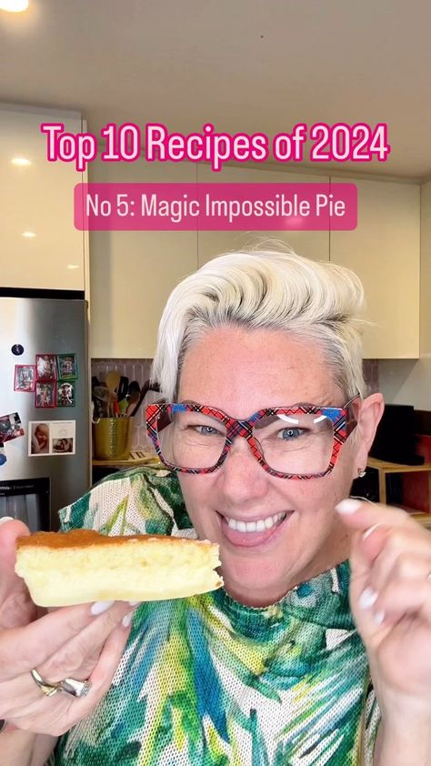 You can follow me @steph_cooks_stuff ❤️ Number 6 of my top ten recipes of 2023! This one is so very easy and very yummy! “Magic… | Instagram Magic Custard Pie Recipe, Magic Custard Impossible Pie, Magic Custard Pie, Magic Pie Recipe, Impossible Custard Pie, Impossible Pie Recipes, Impossible Cake, Custard Pie Recipe, Impossible Pie