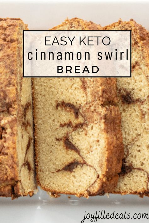 Keto Cinnamon Bread, Cinnamon Bread Recipe, Cinnamon Roll Bread, Keto Cinnamon, Cinnamon Swirl Bread, Keto Cinnamon Rolls, Breakfast Bread Recipes, Keto Breads, Swirled Bread