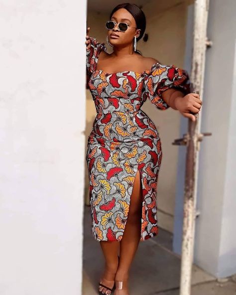 Chitenge Dresses, Ankara Dress Designs, Ankara Dress Styles, African Print Clothing, Short African Dresses, Ankara Gown Styles, Afrikaanse Mode, Short Dress Styles, Gaun Fashion