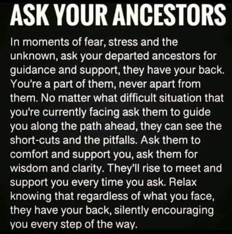 Ancestor Prayer, Honor Your Ancestors, Ancestors Quotes, Solitary Witch, Ancestral Healing, Native American Prayers, Altered State Of Consciousness, State Of Consciousness, Altered State