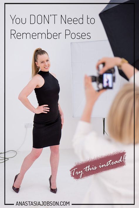 How do you pose for photos? It seems like everybody is trying to teach us a set of poses for a specific occasion: 5 poses for business headshots, 10 poses for lifestyle branding photos, etc – instead of actual techniques for effective photo posing. What if I told you that you DON’T need to remember any poses to be able to shine during your photoshoot? Dance Headshots Poses, Poses For Female Photoshoot, Business Poses For Women Standing, Professional Photo Poses, Female Headshot Poses, Flattering Poses For Women, How To Pose In A Dress, Photoshoot Poses For Women, Posing Ideas For Women