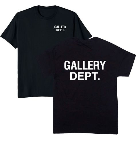 Gallery Dept Logo Print T-shirt Check more at https://lespiaules.com/product/gallery-dept-logo-print-t-shirt/ Gallery Dept Logo, Apparel Design Inspiration, Hoodie Store, Drawing Photography, Gallery Dept, Tshirt Design Men, Graphic Design Fun, Gallery Art, Home T Shirts