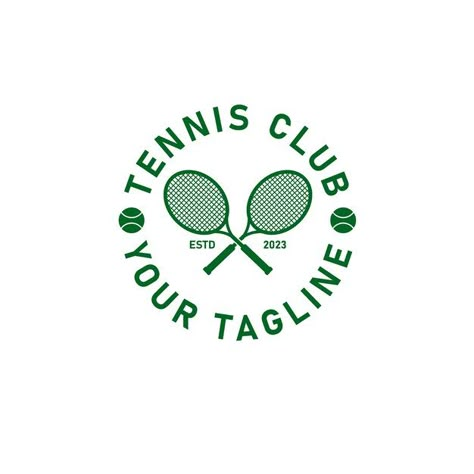 Tennis Ball Logo, Tennis Logos Design Ideas, Tennis Design Graphic, Tennis Club Branding, Logo Sport Design Ideas, Pickleball Branding, Club Logo Ideas, Tennis Club Design, Tennis Graphic Design