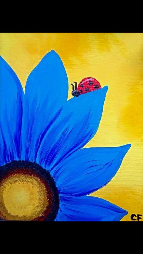 Canvas painting ideas from Paint Nite Akvarel Illustration, Easy Flower Painting, Paint Nite, Simple Canvas Paintings, Soyut Sanat Tabloları, Easy Canvas Painting, Spring Painting, Tableau Art, 수채화 그림