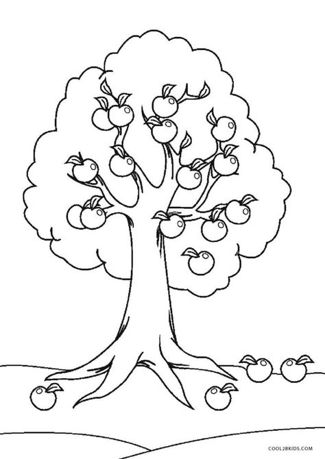 Free Printable Tree Coloring Pages For Kids | Cool2bKids Kindergarten Coloring Sheets, Coloring Worksheets For Kindergarten, Printable Tree, Tree Coloring, Leaf Coloring Page, Kindergarten Coloring Pages, Abc Coloring Pages, Tree Coloring Page, Fall Coloring Pages