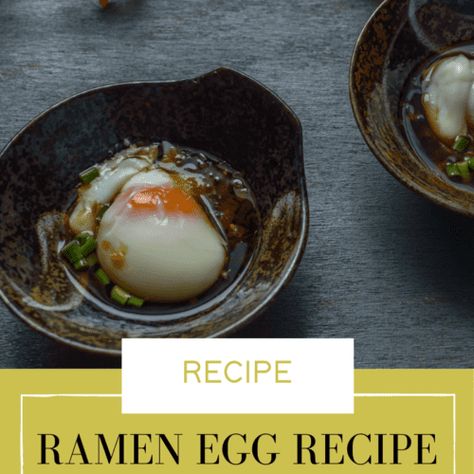 Sous Vide Ramen Egg - Perfect Onsen Egg - Top Sous Vide Ramen Egg Recipe, Onsen Tamago, Onsen Egg, Ramen Toppings, Ramen Egg, Sous Vide Egg, Ramen Noodle Soup, Fall Menu, Pickled Eggs