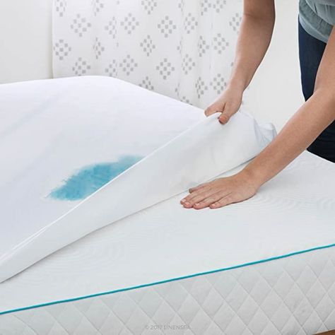 Amazon.com: Linenspa Premium Smooth Waterproof Mattress Protector-Vinyl Free Waterproof Mattress Cover, King, White : Everything Else Waterproof Mattress Cover, Mattress Protectors, Dog Toys Indestructable, Feather Bed, Mattress Buying, Mattress Pads, Queen Mattress, Mattress Pad, Best Mattress