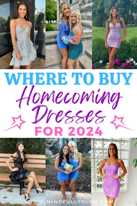 homecoming dresses Homecoming Maid Dress, Middle School Homecoming Dresses Short, Junior High Homecoming Dresses, Homecoming Dress Brands, Homecoming Dresses For Athletic Build, Best Hoco Dress Websites, High School Hoco Dresses, Fall Homecoming Dress, Tall Girl Homecoming Dress