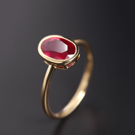 Ruby Ring Designs, Stone Ring Design, Silver Ruby Ring, July Birthstone Ring, Natural Ruby Ring, Ruby Rings, Ruby Wedding, Designer Rings, Zierlicher Ring