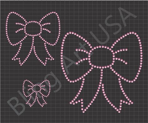 Cheer Bow Rhinestone Template, Rhinestone Ideas, Bow Drawing, Rhinestone Designs Templates, Rhinestone Designs Pattern, Rhinestone Painting, Bling Bows, Bling Shirt, Rhinestone Projects