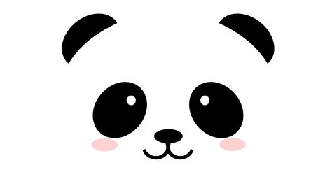 Cute Drawings Tumblr, Panda Background, Cute Panda Cartoon, Panda Face, Panda Lindo, Kawaii Faces, Kawaii Panda, Diy Bebe, Cute Panda Wallpaper