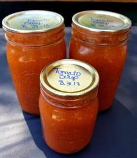 Homemade Tomato Soup With Fresh Tomatoes For Canning, Tomato Soup With Fresh Tomatoes Canning, Tomato Basil Soup Canning Recipe, Soup Recipes For Canning, Tomato Soup Canning Recipe, Vegetables Soup Recipes, Tomato Soup Canning, Canning Vegetable Soup, Canning Tomato Soup