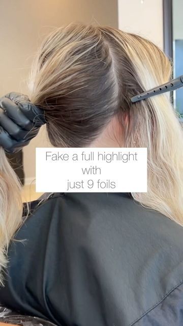 Full Head Highlights Blonde, Blonde Foils, Full Highlight, Hair Foils, Redken Hair Color, Foil Highlights, Redken Hair Products, Never Let Go, Dimensional Blonde