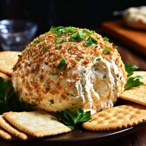 Crab Dip Cheeseball Recipe - middleeastsector Crab Cheese Ball Recipes, Crab Balls Appetizers, Crab Cheese Ball, Shrimp Cheese Ball, Charleston Cheese Dip, Crab Dip With Cream Cheese, Cheesy Balls, Crab Ball, Crab Balls Recipe