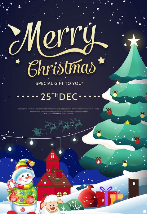 merry christmas winter party poster#pikbest#Templates Christmas Event Poster Graphic Design, Christmas Event Poster, Event Brochure, Christmas Party Poster, Merry Christmas Poster, Graphic Shapes Design, Merry Christmas Background, Christmas Tree Decorating Themes, Special Christmas Gift