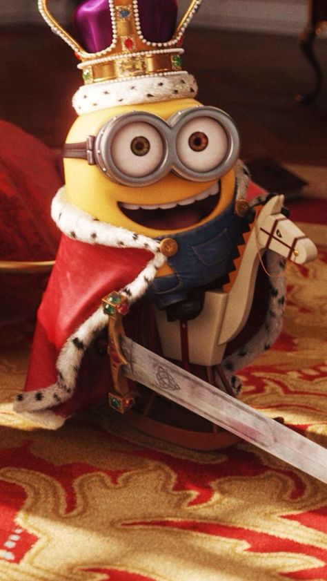 #kingbob Minion Rock, King Bob, Yellow Minion, Minions Images, Despicable Minions, Minions Bob, Happy Birthday Minions, Minion Banana, Minion Movie