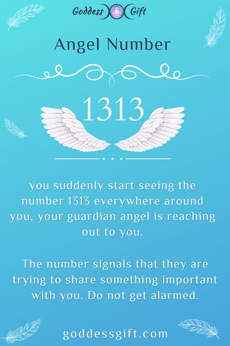 You suddenly start seeing the number 1313 everywhere around you, your guardian angel is reaching out to you. Learn more - https://goddessgift.com/angels/1313/ #AngelNumber1313 #DivineGuidance #Numerology #SpiritualAwakening #Manifestation #ChangeIsGood #GrowthMindset #SpiritualJourney #NumerologyMeaning #AngelMessages #GoddessGift #ManifestYourDreams 1313 Angel Number Meaning, 1313 Meaning, 1313 Angel Number, Eclipse Season, Powerful Messages, Angel Number Meanings, Divine Timing, Your Guardian Angel, Number Meanings