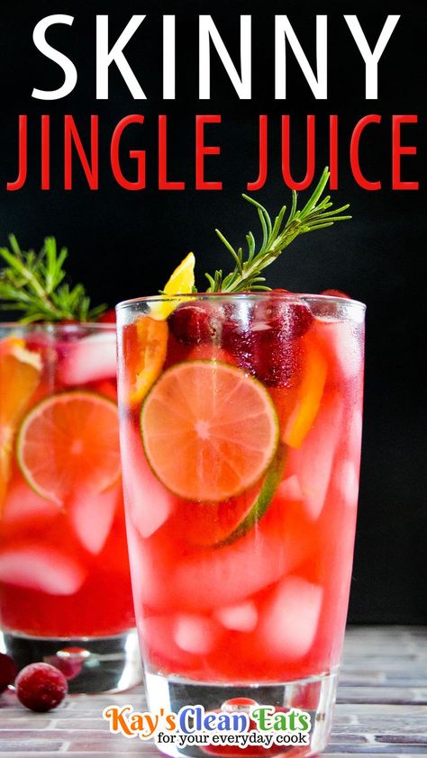 Jingle Juice Recipe, Losing 50 Pounds, Gluten Free Cocktails, Easy Strawberry Lemonade, Christmas Cocktails Easy, Jingle Juice, Fruit Vegetable Smoothie, Best Summer Cocktails, Cranberry Juice Cocktail