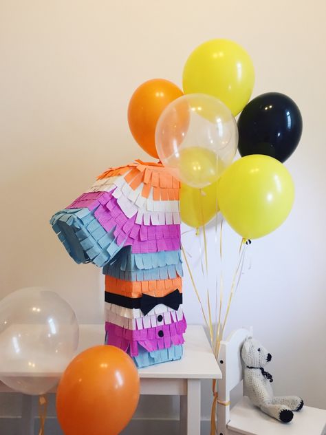 First year birthday pinata First Year Birthday, Colors Party, Birthday Pinata, One Year Birthday, Candy Boxes, Creative Decor, First Year, Kids Party, First Birthdays