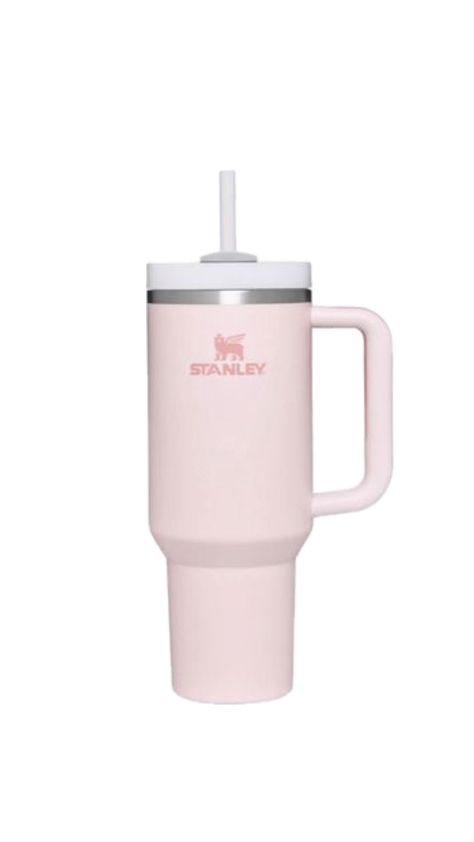 Fake Stanley Cup, Stanley Pink Cup, Baby Pink Stanley, Light Pink Stanley Cup, Standly Cups, Light Pink Stanley, Stanley Cup Pink, Stanley Cup Aesthetic, Pink Stanley Cup