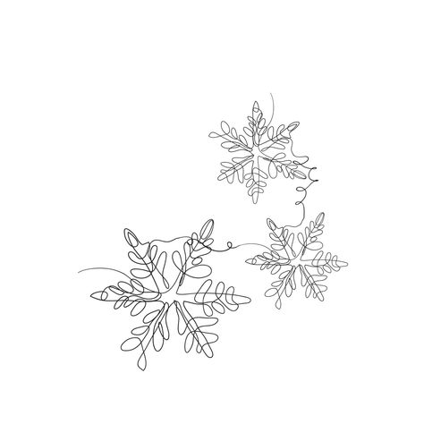 Download the continuous line drawing snowflakes illustration vector 8257834 royalty-free Vector from Vecteezy for your project and explore over a million other vectors, icons and clipart graphics! Winter Line Drawing, Drawing Snowflakes, Snowflake Illustration, Snowflakes Illustration, Snow Clipart, Snowflakes Drawing, Snow Illustration, Nordic Winter, Single Line Drawing