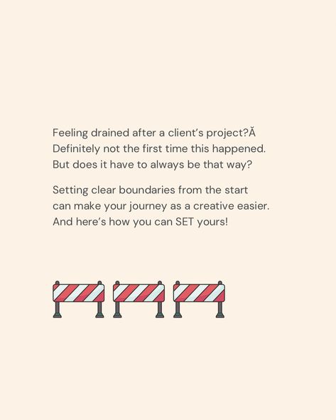 Here’s the thing: Boundaries aren’t selfish, they’re a NECESSITY! When I first started out as a social media manager and creative, I was eager to please and took on every client, no matter the demands. I was available 24/7, answering midnight requests and working weekends. Before long, I was burnt out. ☹️ I remember, one client, in particular, was incredibly demanding, expecting instant responses and last-minute changes. I had to learn the hard way that setting boundaries isn’t selfish—it... Feeling Drained, Setting Boundaries, Long I, The Hard Way, The Thing, Social Media Tips, Social Media Manager, Always Be, That Way