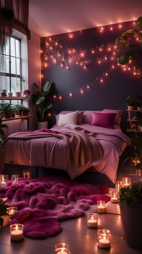 Pink Bedroom Decor, Cozy Room Decor, Apartment Decor Inspiration, Dream Room Inspiration, Room Makeover Bedroom, Cozy Room, Room Inspiration Bedroom, Bedroom Aesthetic, Aesthetic Bedroom