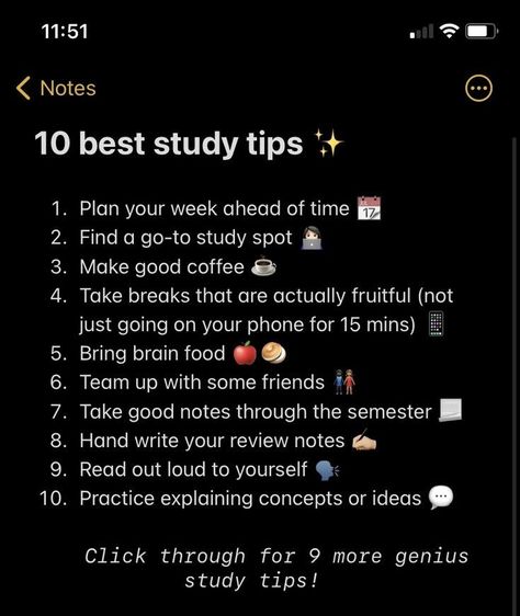 Online School Motivation, Study Tips For High School Students, How To Do Well In College, How To Get Good Grades In College, How To Get Amazing Grades, New Semester Tips, Back To School Study Tips, Things Needed For School, Studying Tips College