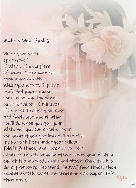 Make a Wish Spell 2 Wish Spells That Work Instantly, Wish Fulfillment Spell, Wish Spells That Work, Wish Spells That Actually Work, Tuesday Magick, Chant Spells, Wishing Spell, Fairy Spells, Wicca Candles