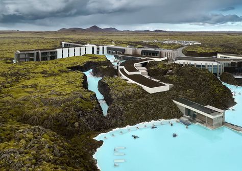 Birdhouse bedrooms, rooftop parks and ancient lava flows feature in 2019 ABB LEAF Awards shortlist Iceland Hotels, Lagoon Iceland, Blue Lagoon Iceland, Healing Waters, Lava Flow, Traditional Building, Construction Process, Reykjavik, Blue Lagoon