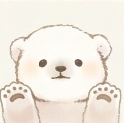 Sociopolitical cute Bear Drawing, A Drawing, Polar Bear, I Hope, Teddy Bear, White, Black, Kawaii