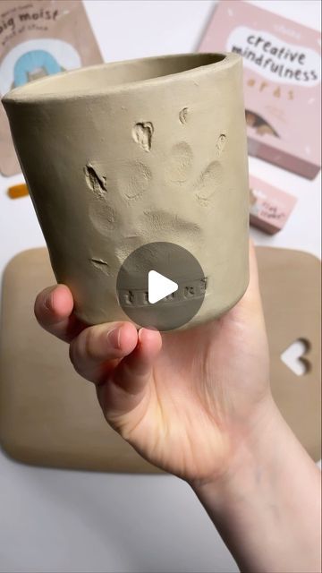 Crockd on Instagram: "how to make a mug for the pet lover in ur life 🐾 assemble your fur friends to help 💕 a simple slab mug with such a fun twist! A perfect diy gift for the fur mamas in your life 🙌

Pottery inspo @chelseamorganart on paw patrol 💪 

#clay #pottery #handmadepottery #athomepottery #diycraftideas #easydiycraft #diygiftideas #easyslab #simpleslab #diyclayideas #diyclayinspo #easydiygift #claycrafts #clayinspo #potteryinspo #handbuilding #crockd" Clay Coffee Mugs, Slab Mug, Make A Mug, Mini Clay, Pottery Inspo, Fur Mama, Easy Diy Gifts, Easy Diy Crafts, Pet Lover