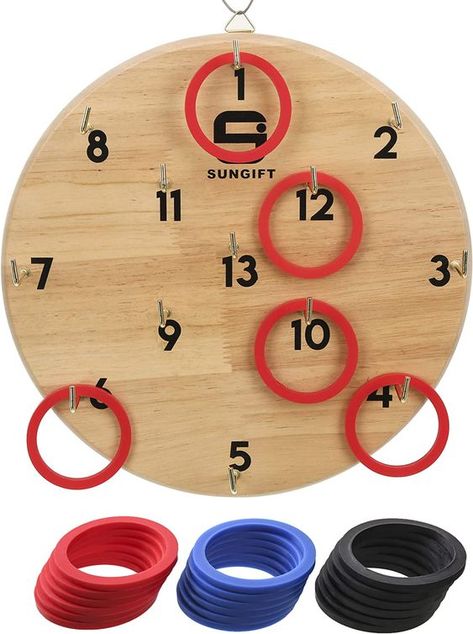 Fun Games For Family, Kids Yard, Diy Yard Games, Wall Game, Deco Champetre, Ring Toss Game, Games For Family, Games For Boys, Wood Games