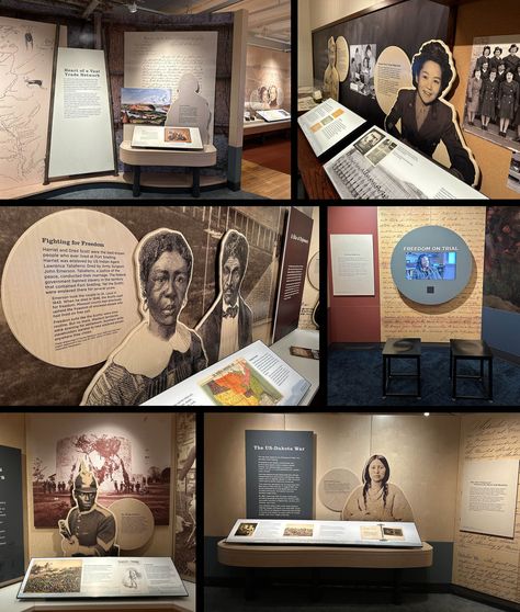 Many Voices, Many Stories, One Place - Ravenswood Studio, Inc. Museum Exhibition Design Display, Exhibit Design Inspiration, School Exhibition, Minerals Museum, Minnesota Historical Society, Graphic Panels, Museum Exhibition Design, History Wall, Digital Museum