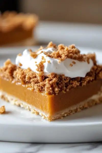 Explore our Pumpkin Pie Crisp recipe to create a perfect blend of spiced pumpkin filling and crunchy oat topping. Pumpkin Pie With Crunch Topping, Crockpot Pumpkin Crisp, Pumpkin Pie Recipe With Frozen Crust, Pumpkin Pie Crisp With Cinnamon Streusel, Pumpkin Streusel Pie Recipe, Pumpkin Pie With Crumble Topping, Pumpkin Pie Crumble Topping, Pumpkin Pie With Cookie Dough Crust, Pumpkin Pie With Crumb Topping