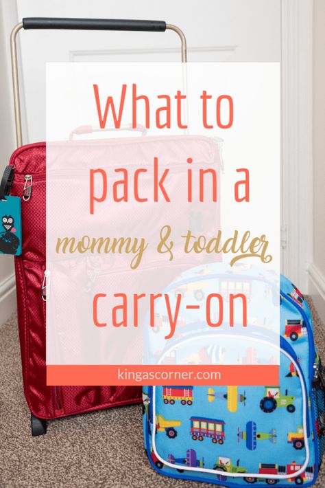 what to pack in a mommy and toddler carry on, luggage, travel bag Toddler Airplane Essentials, Toddler Suitcase, Toddler Luggage, Toddler Travel Bag, Hand Carry Luggage, Travelling Family, Mommy Daughter Activities, Daughter Activities, Best Carry On Bag